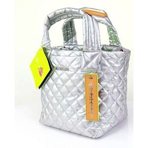 MZ Wallace Tin BeEyeconic Mini Metro Tote Deluxe
